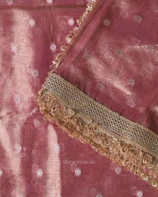 Gulnaaz Wine Tissue Silk Saree