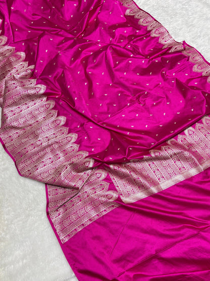 Aafreen Banarasi Soft Mashru Katan Silk Saree