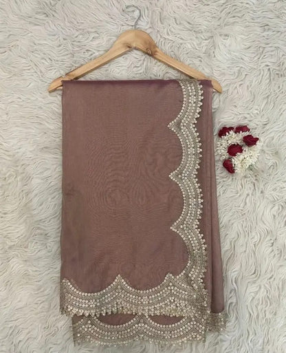 Tara Brown Tissue Silk Saree