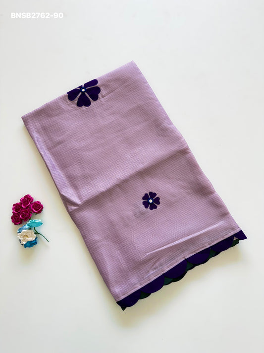 Parnika Lavender Soft Kota Doriya Saree