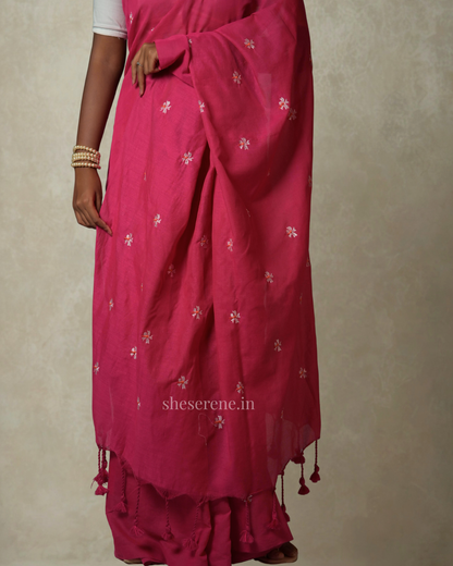 Seuli Khadi Cotton Saree