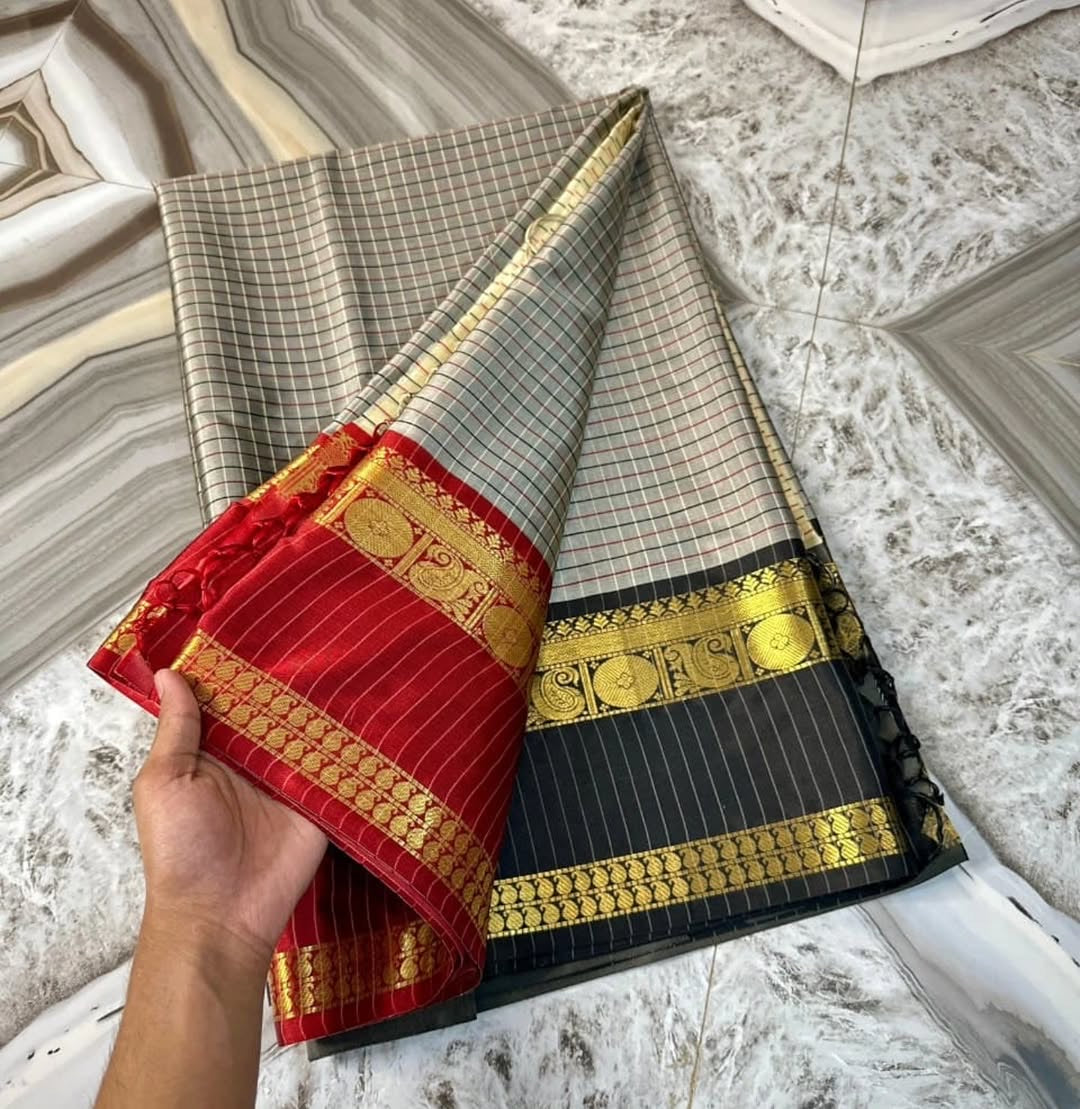 Vaidehi Banarasi Soft Semi Katan Silk Saree
