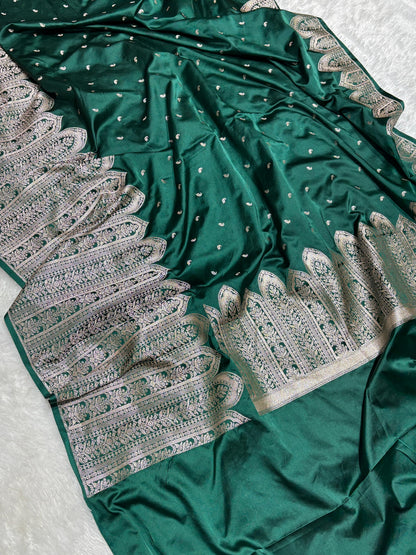 Aafreen Banarasi Soft Mashru Katan Silk Saree