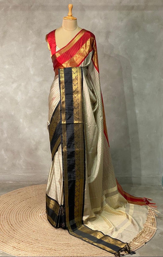 Vaidehi Banarasi Soft Semi Katan Silk Saree