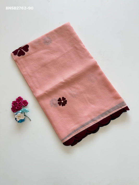 Parnika Pink Soft Kota Doriya Saree