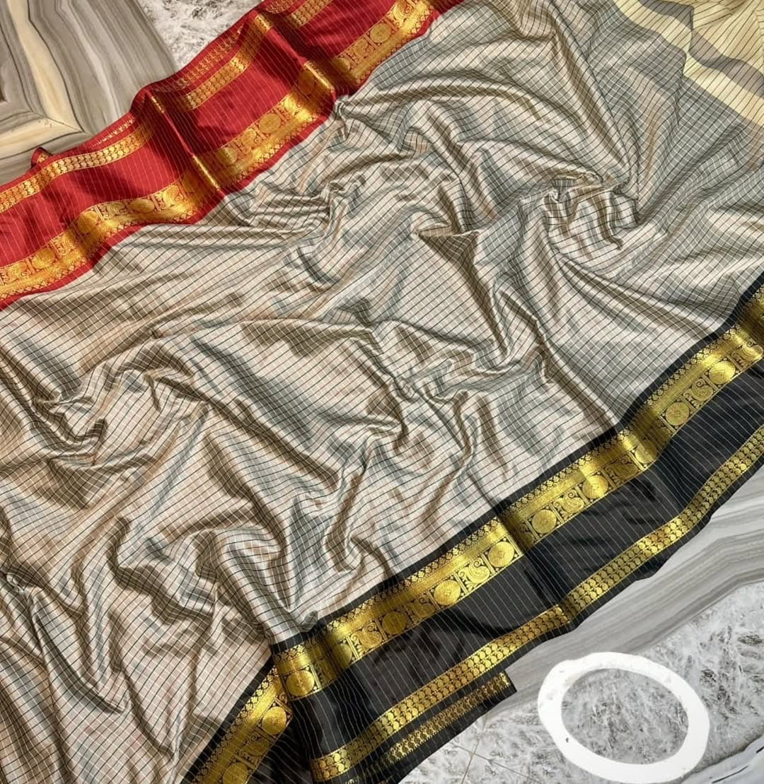 Vaidehi Banarasi Soft Semi Katan Silk Saree