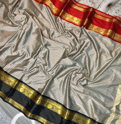Vaidehi Banarasi Soft Semi Katan Silk Saree