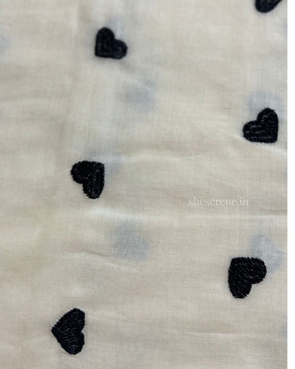 Ishq Ivory Mul Cotton Saree