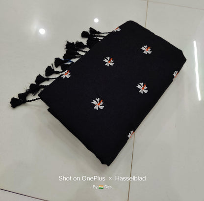 Seuli Khadi Cotton Saree
