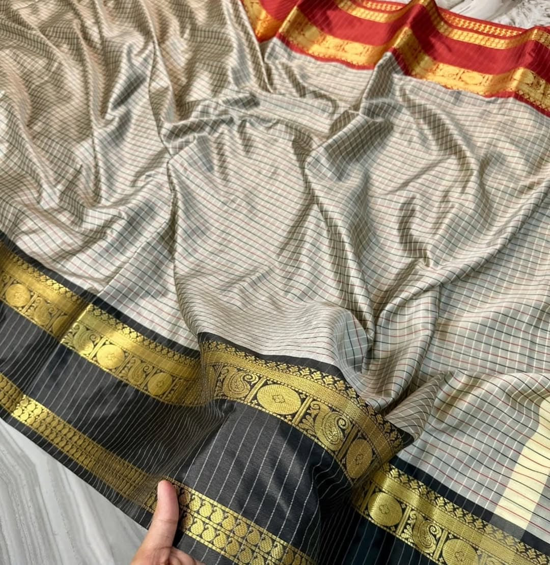 Vaidehi Banarasi Soft Semi Katan Silk Saree