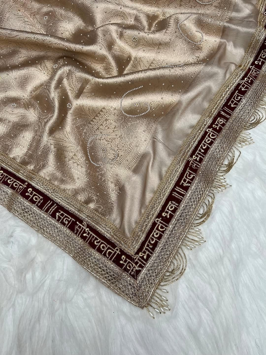 Saubhagya Ivory Soft Tissue Silk Saree