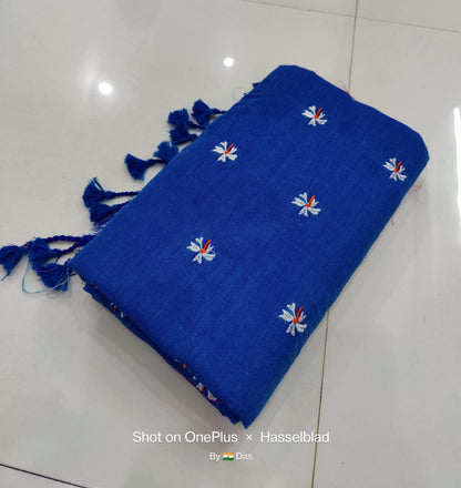 Seuli Khadi Cotton Saree