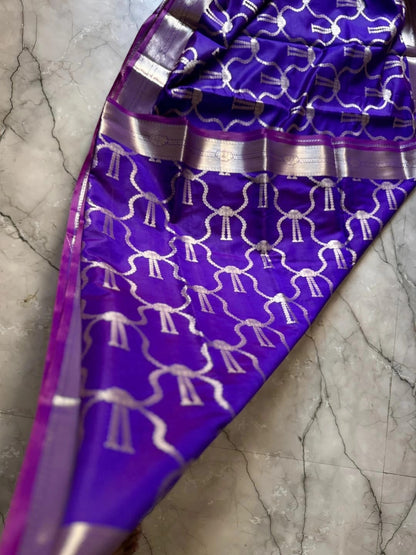 Nooraya Nora Fatehi inspired Semi Katan Silk Saree