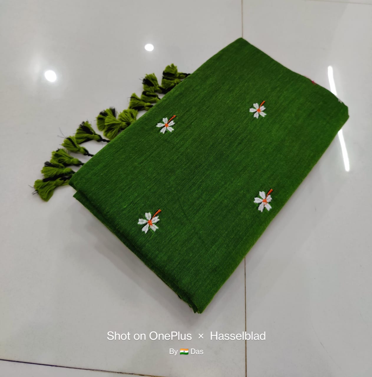 Seuli Khadi Cotton Saree