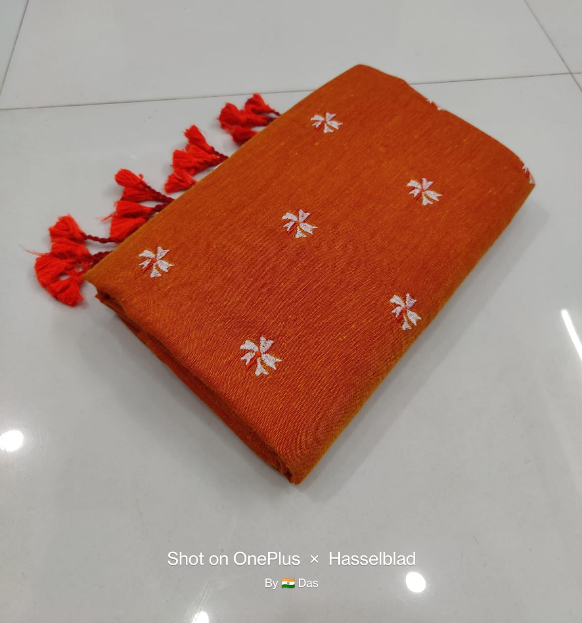 Seuli Khadi Cotton Saree