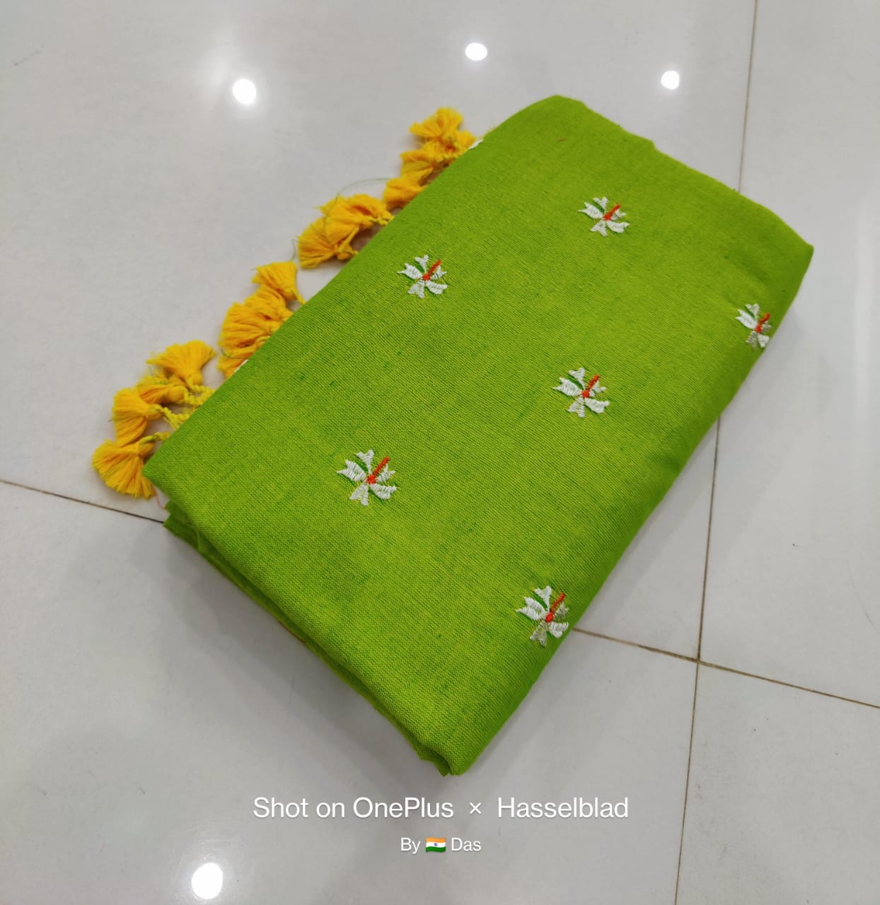 Seuli Khadi Cotton Saree