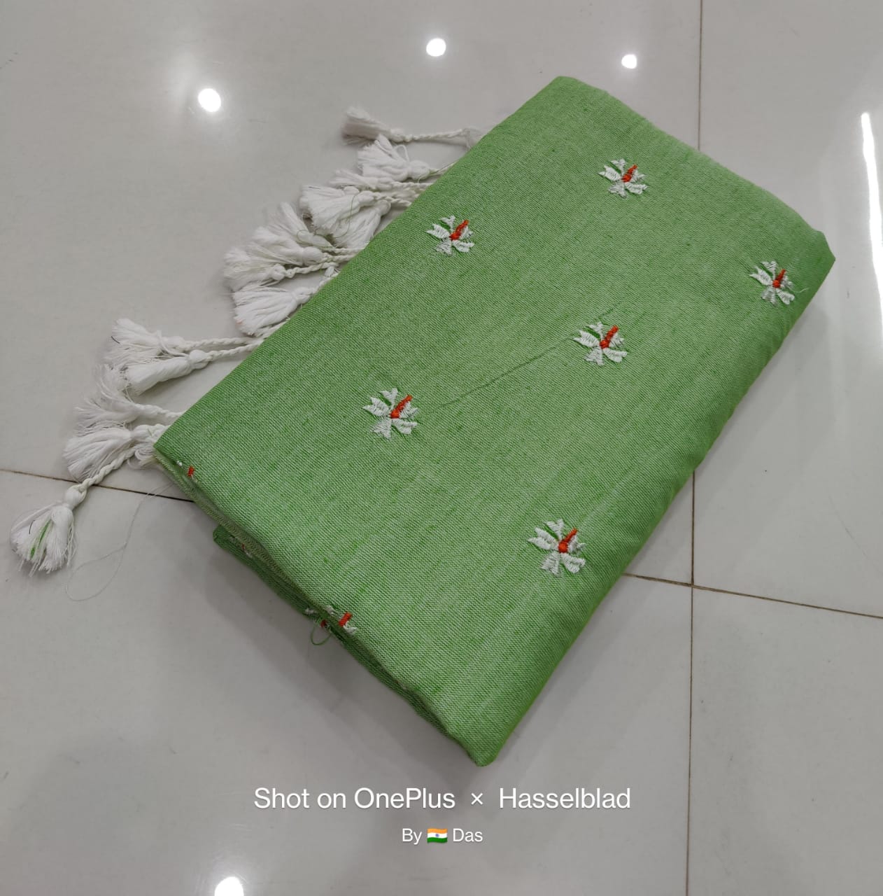 Seuli Khadi Cotton Saree