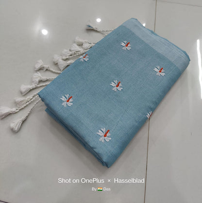 Seuli Khadi Cotton Saree