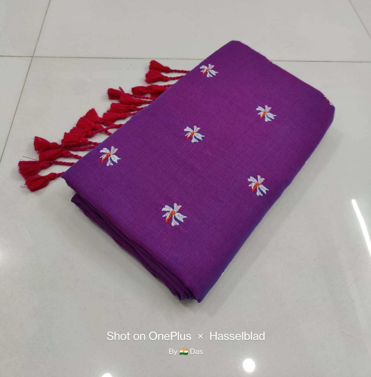 Seuli Khadi Cotton Saree