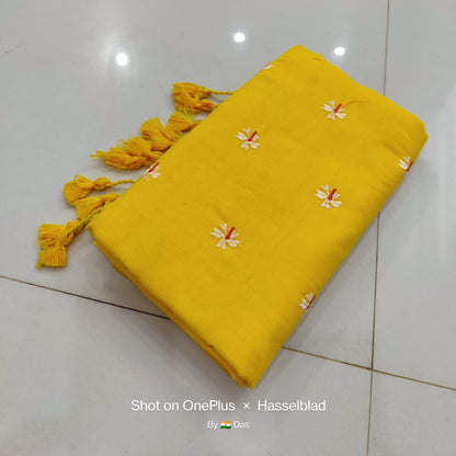 Seuli Khadi Cotton Saree